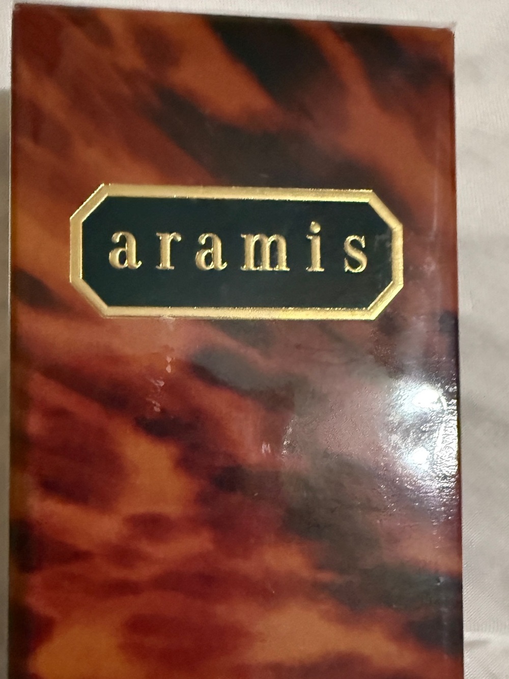 Aramis Men Fragrance - Brown Tortoise-Patterned Box